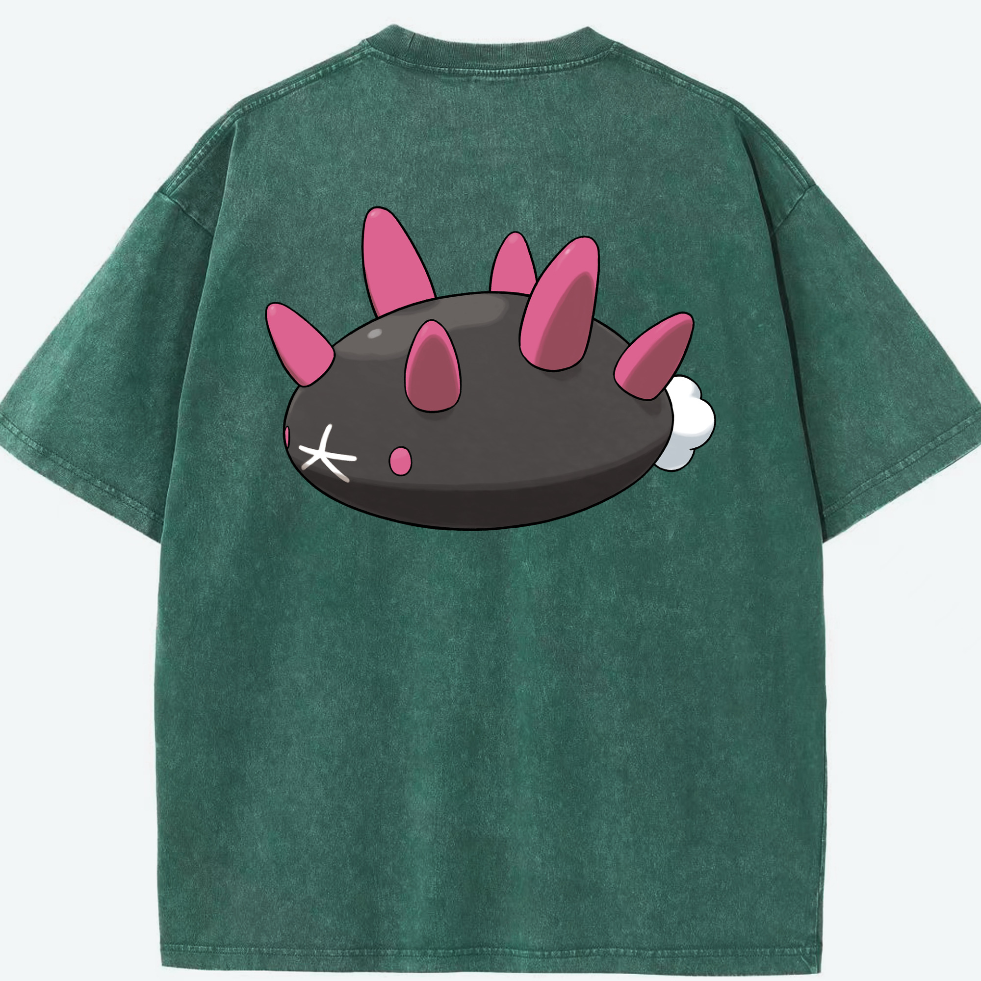 （画像用） ポケットモンスター Pokémon 綿100% ヴィンテージ風 半袖Tシャツ（背面プリント）
